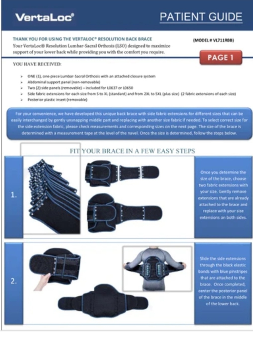 Resolution Back Brace - Picture 2 of 4